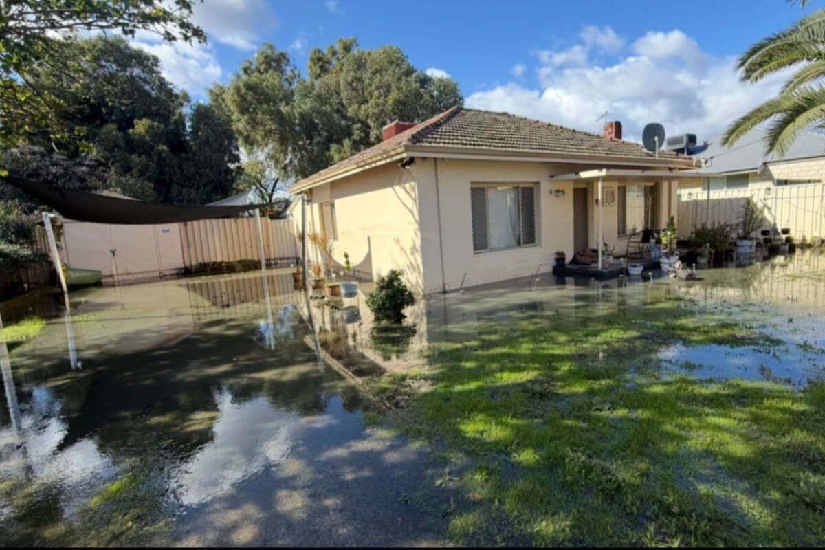 residential water damage Perth
